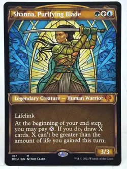 Shanna, Purifying Blade NM/M* SHOWCASE Dominaria United ENGLISH 317 -UnltdCards - Image 1