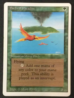 MTG Revised Edition Birds of Paradise MP - Image 1