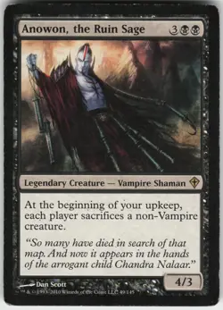 Anowon, the Ruin Sage Worldwake Rare Magic: The Gathering MP - Image 1