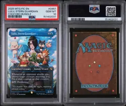 Lulu, Stern Guardian PSA 10 GEM Borderless Chocobo Track Foil Final Fantasy - Image 2