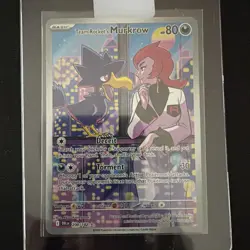 Pokemon Team Rocket's Murkrow 200/182 SV10: Destined Rivals IR Holo EN VHTF NEW - Image 1