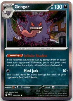 Pokemon Gengar Perfect Order POR #050/088 Rare Holo NM HOT SALE!$ - Image 1
