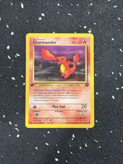 Charmander Pokemon Team Rocket 50/82 1st Edition Nm/ LP - Image 1