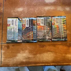 Pokemon Sun & Moon: Cosmic Eclipse Pack Art Set! Lot of 4 Sealed Booster Packs! 820650805899 - Image 2