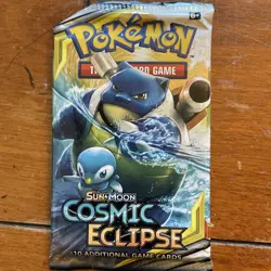 Pokemon Sun & Moon: Cosmic Eclipse Pack Art Set! Lot of 4 Sealed Booster Packs! 820650805899 - Image 3