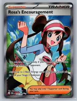 Rosa's Encouragement 114/88 Perfect Order Ultra Rare Holo Pokemon card - Image 1