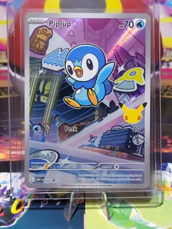 Pokemon TCG - Piplup MEP 042 - First Partner Illustration Collection Series 1 - Image 1