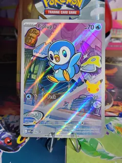 Pokemon TCG - Piplup MEP 042 - First Partner Illustration Collection Series 1 - Image 2
