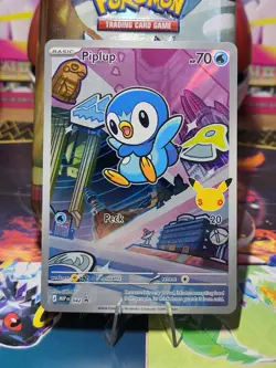 Pokemon TCG - Piplup MEP 042 - First Partner Illustration Collection Series 1 - Image 3