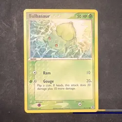 Nintendo Bulbasaur 55/112 EX FireRed & LeafGreen Common 50 HP Pokemon Card - Image 1