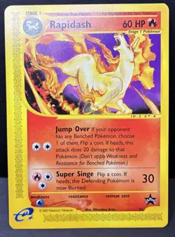 Rapidash #51 WOTC Black Star Promo Pokemon TCG 2002 NM Wizards of the Coast - Image 1