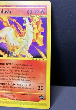 Rapidash #51 WOTC Black Star Promo Pokemon TCG 2002 NM Wizards of the Coast - Image 3