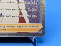 Roseanne’s Backup 180/172 Pokemon TCG2022 Rainbow Secret Rare Brilliant Stars NM - Image 4