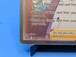 Roseanne’s Backup 180/172 Pokemon TCG2022 Rainbow Secret Rare Brilliant Stars NM - Image 5