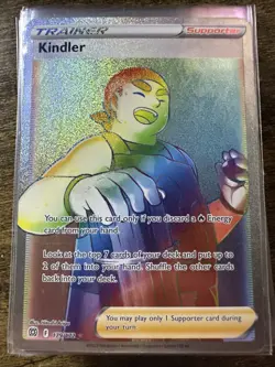 Kindler 179/172, Brilliant Stars, Secret Rare Rainbow Holo, Pokemon TCG, NM - Image 1