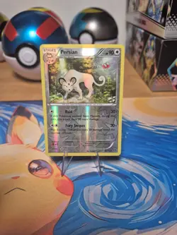 Persian Reverse Holo Pokemon TCG Steam Siege 89/114 MP - Image 1