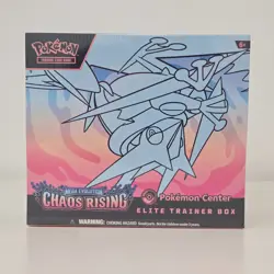 Chaos Rising Pokemon Center Elite Trainer PC ETB Sealed + Protector - Image 1