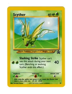 Scyther #45 WOTC Black Star Promo Wizards of The Coast Pokemon TCG - Image 1