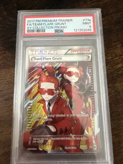 2017 Pokemon Premium Trainer XY Collection Promo MINT Team Flare Grunt PSA 9 - Image 1