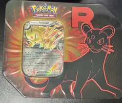 Destined Rivals Team Rocket Tin (Persian ex) - Sealed New - Pokemon TCG - Image 1