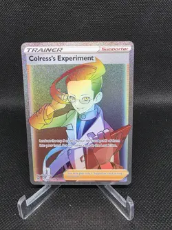 Colress's Experiment (Rainbow Secret Rare) 205/196 | Lost Origin | Pokemon TCG - Image 1