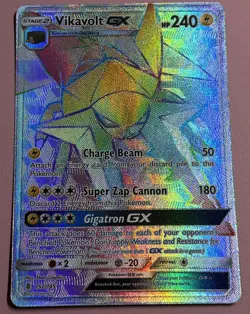Pokemon TCG - Vikavolt GX #152/145 - Secret Rainbow Rare - NM/M - Image 1