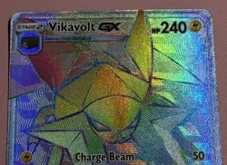 Pokemon TCG - Vikavolt GX #152/145 - Secret Rainbow Rare - NM/M - Image 2