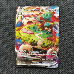 Pokemon Snorlax VMAX 142/202 Swsh01 Sword & Shield Ultra Rare Holo 340HP EN - Image 1