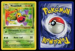 WEEPINBELL 48/64 UNCOMMON JUNGLE POKEMON 1ST EDITION NM - Image 3