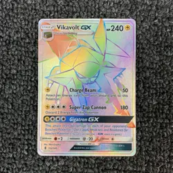 Vikavolt GX 152/145 Full Art Rainbow Secret Rare Guardians Rising Pokemon NM/M - Image 1