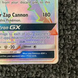 Vikavolt GX 152/145 Full Art Rainbow Secret Rare Guardians Rising Pokemon NM/M - Image 3