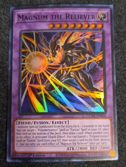 Yugioh Magnum the Reliever DUNE-EN036 Super Rare 1st Edition NM - Image 1