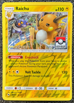 Raichu - 41/147 (League Challenge) [1st Place] League & Championship Cards (PR) - Image 1