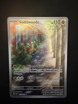 Pokemon TCG Sudowoodo Holo Illustration Rare Card Paldea Evolved 219/193 NM - Image 1
