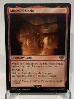 MTG - 1x Mines of Moria - LOTR: Tales of Middle Earth - NM Magic The Gathering - Image 1