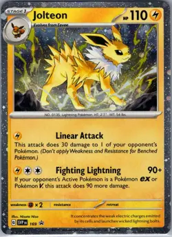 Jolteon - (Cosmos Holo) 169 Holo SV: Scarlet & Violet Promo - Pokemon Card - NM - Image 1