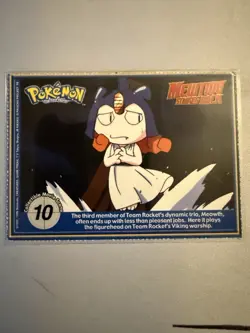Pokemon 1999 Burger King PokeTrivia Promo Card Articuno #144 LP - Image 2