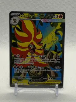 Mega Pyroar ex 099/086 - ME04: Chaos Rising (CRI) Ultra Rare Holo Pokemon Card - Image 1
