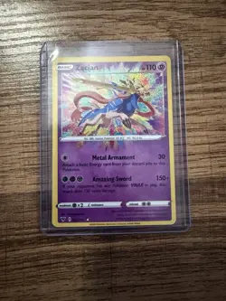 Pokemon TCG Zacian 082/185 Vivid Voltage Holographic Card Amazing Rare - Image 1
