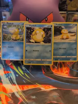 3x Psyduck Lot - Art Collector's Lot of Pokemon Cards NM/M - Image 1