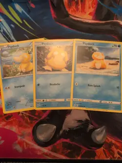 3x Psyduck Lot - Art Collector's Lot of Pokemon Cards NM/M - Image 2
