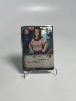 2002 Naruto Tsunami Ccg Wavy Holo #007 LP-NM Trading Card 1st Edition - Image 1