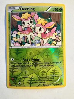 POKEMON - DEERLING 8/124 - REVERSE HOLO XY FATES COLLIDE NM/M - Image 1