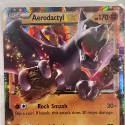 Aerodactyl EX Black Star Promo Ultra Rare Holo Card XY97 Lightly Played Cond. - Image 3
