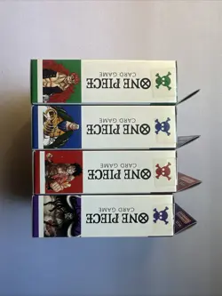 One Piece CCG Card Game 1st Edition Super Pre Release Starter Deck Set 1-4 - Image 5