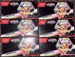 Lot of 6 - Pokemon Prismatic Evolutions Surprise Box Sealed - Image 1