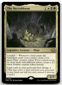 The Necrobloom #194 MTG Modern Horizons 3 NM X1 - Image 1