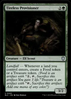 Tireless Provisioner #243 MTG Bloomburrow NM X1 - Image 1