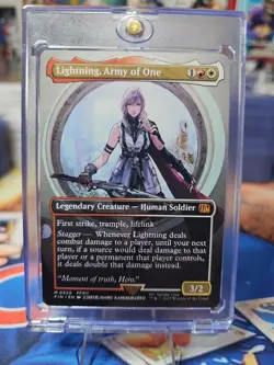Lightning, Army of One (0320) (Borderless) Final Fantasy Regular - Image 1