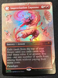 Improvisation Capstone - Foil - Borderless - SOS - MTG - NM - EN - 0294 - Image 1